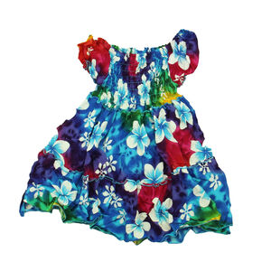 Aloha Fashion Girls Blue | Multi | Floral Dress size: 6 Years
